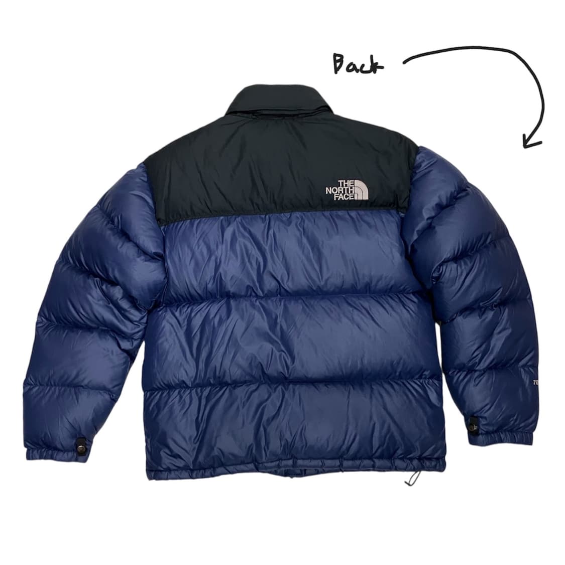 노스페이스 숏 블루 패딩 점퍼 95 상품이미지2