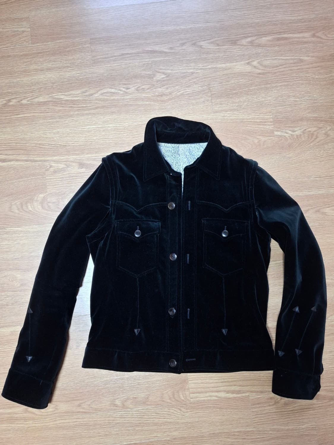 넘버나인 07 벨벳 자켓 상품이미지2