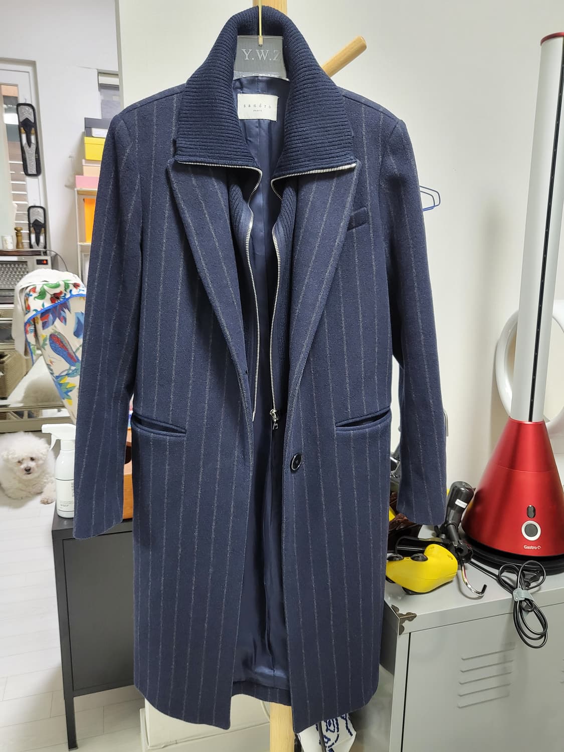 Sandro  스트라이프 니트 코트 38사이즈 44-66 상품이미지2
