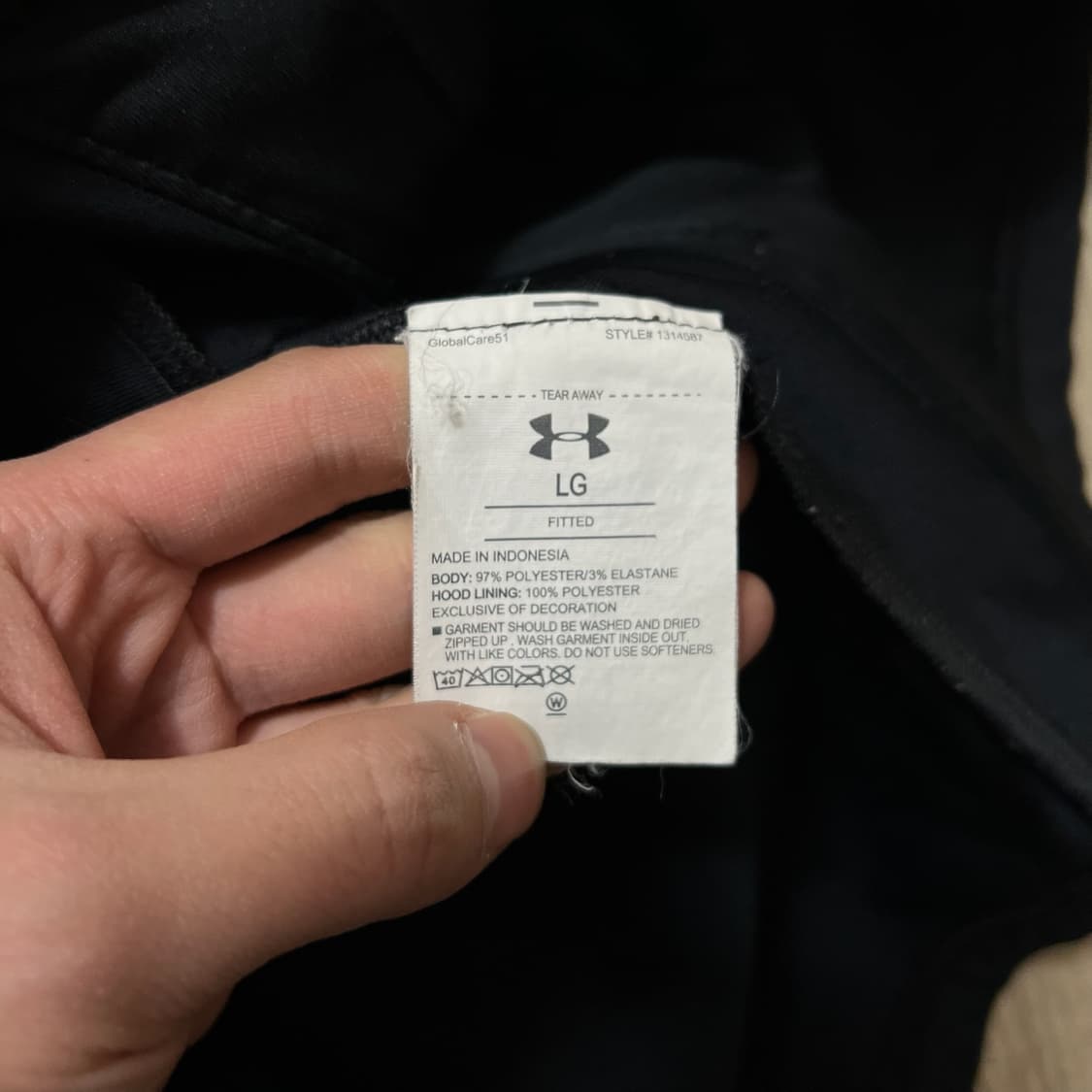 언더아머 여성 후드 롱 바람막이 자켓 L/100  상품이미지6