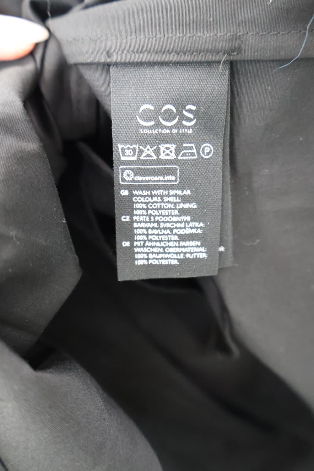 'COS' Black Elastic Waist A-Line Skirt 상품이미지7