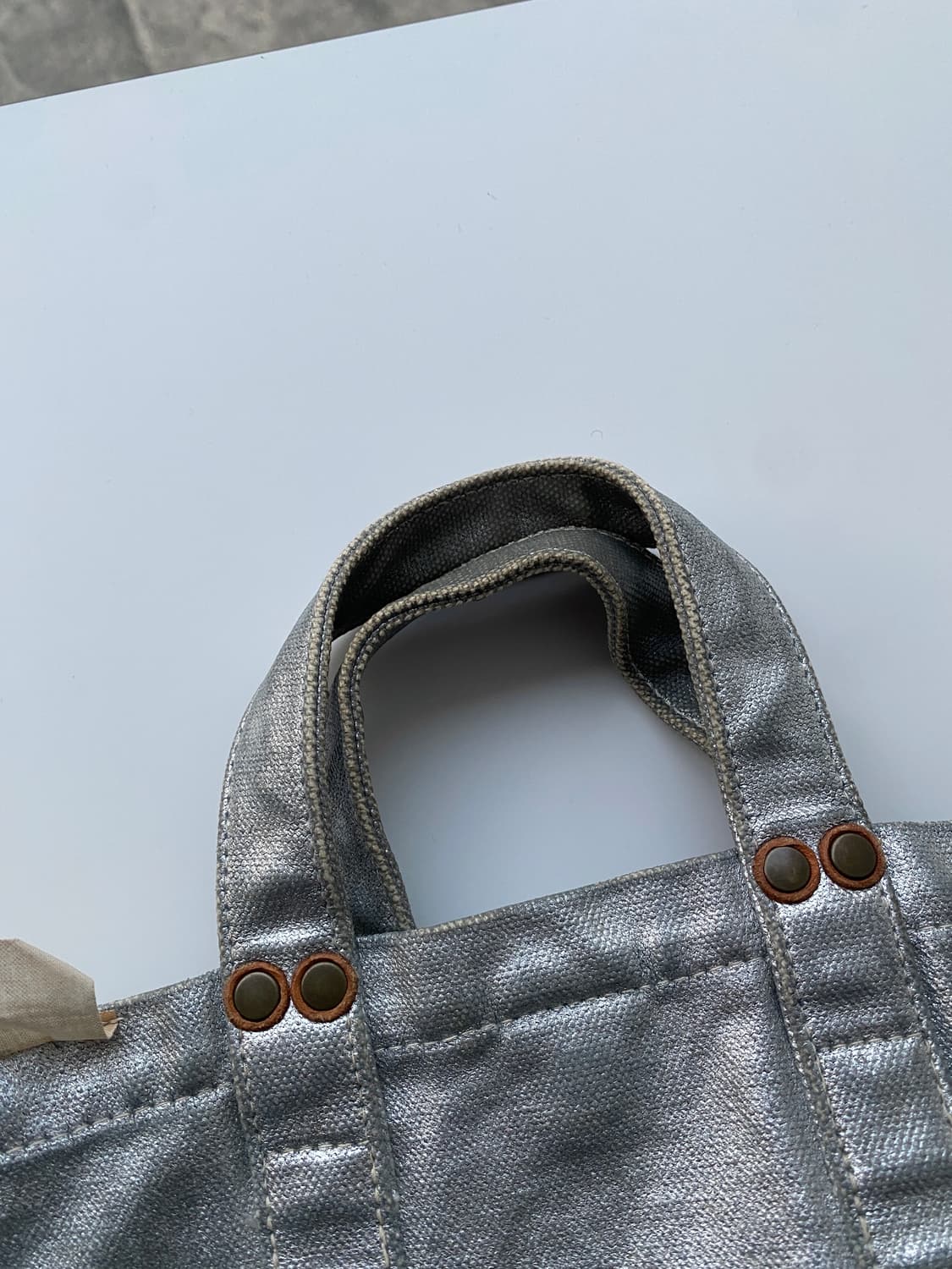 [Kapital] 실버 캔버스 토트백 상품이미지5