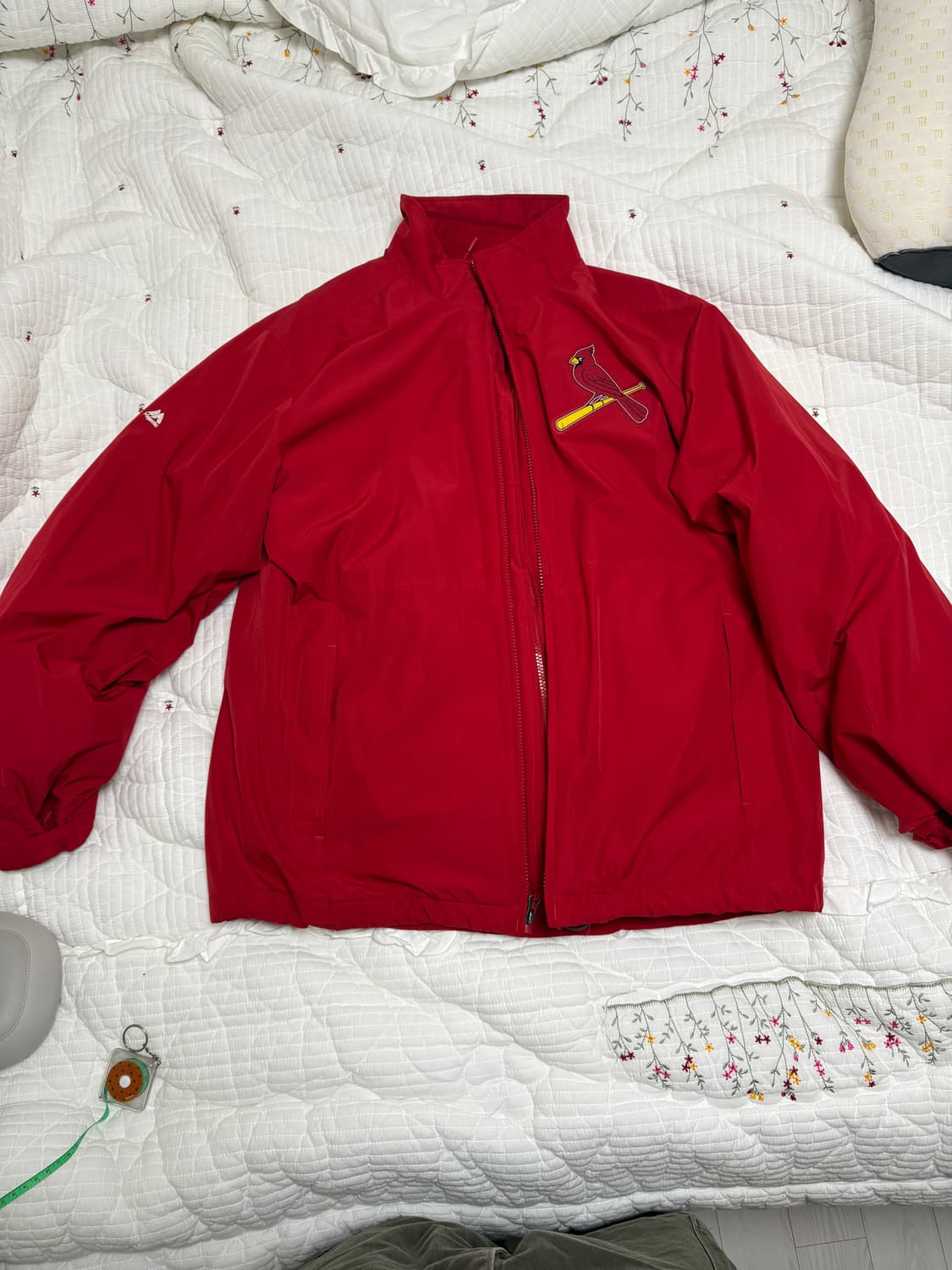 마제스틱 세인트루이스 MLB 야구 점퍼 세트(후리스 점퍼, 자켓 세트) 상품이미지3