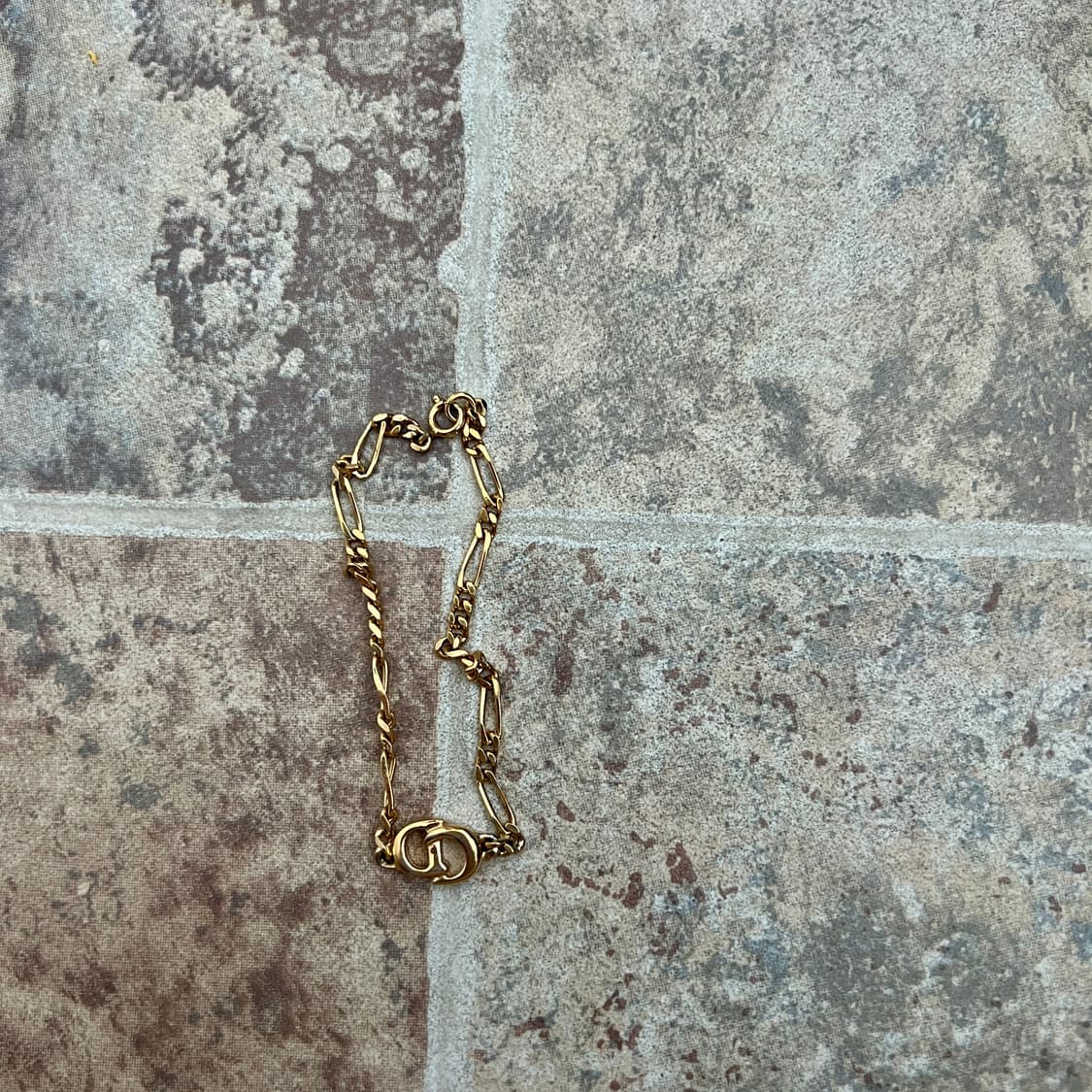 CD로고 금장 체인 팔찌 상품이미지4