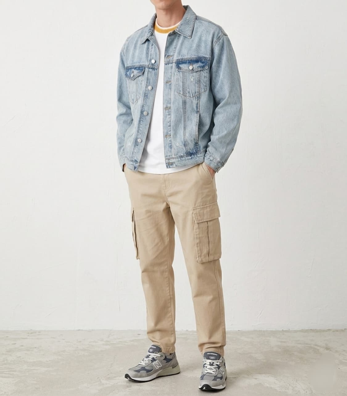 [M] 토피 데님 트러커 상품이미지2