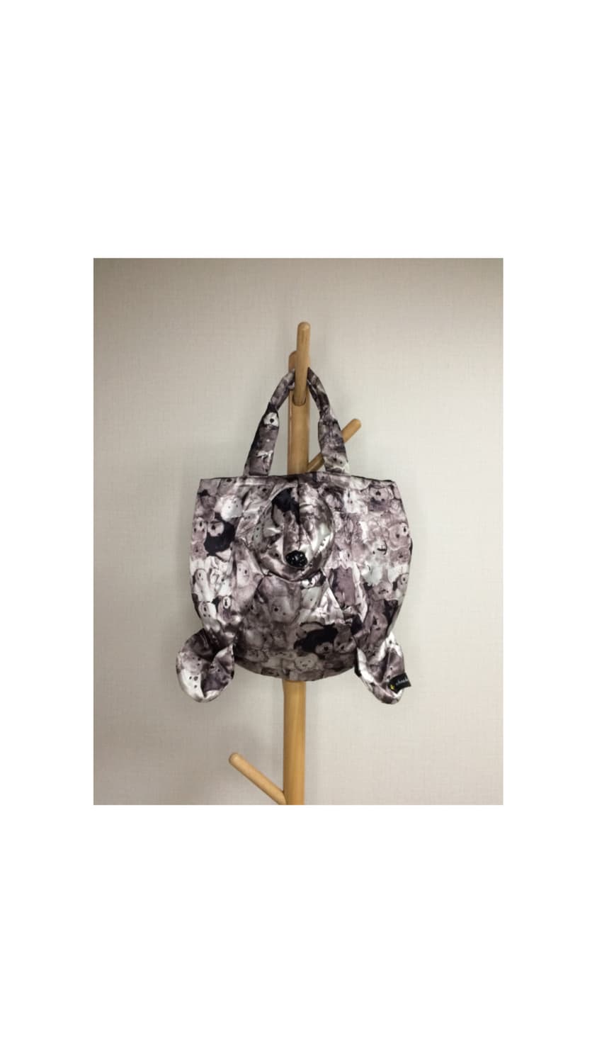 빈티지 곰돌이 페이스 토트백 상품이미지1