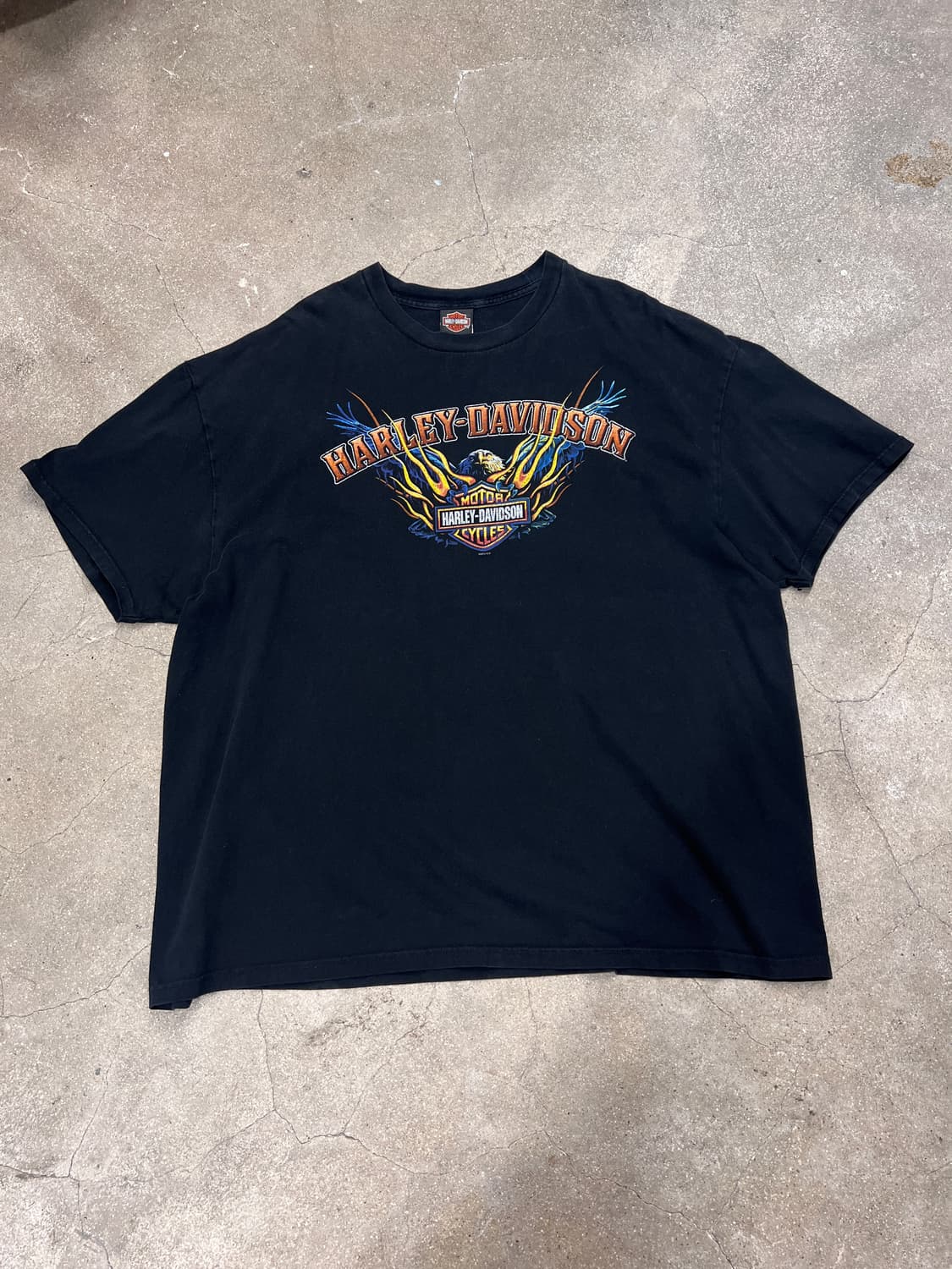 할리데이비슨 이글 플레임 반팔 티셔츠 상품이미지1