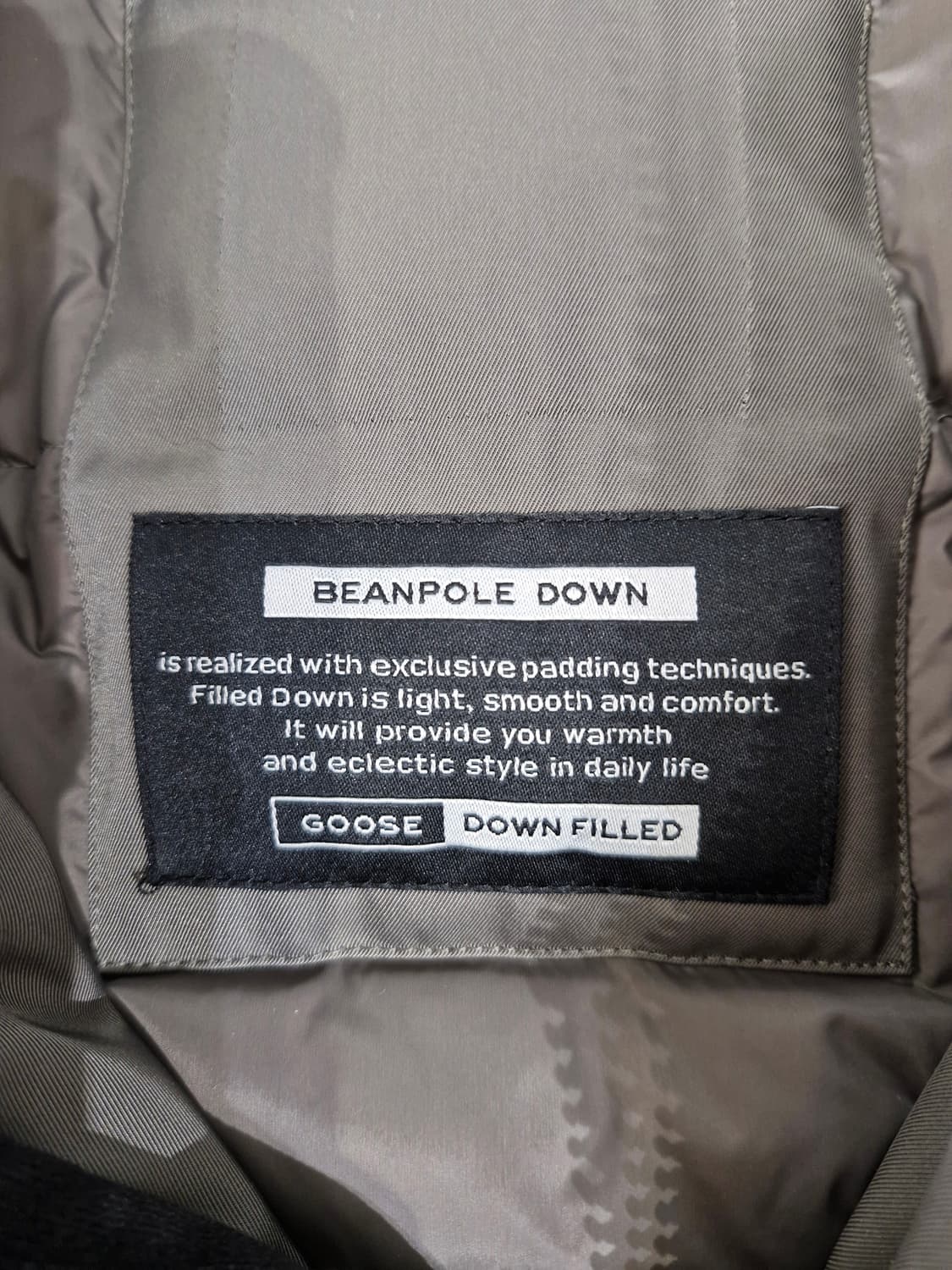 BEANPOLE 빈폴 BX-2 구스다운 점퍼(100) 상품이미지7