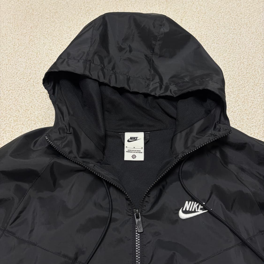 나이키 윈드러너 후드 바람막이 블랙 상품이미지3