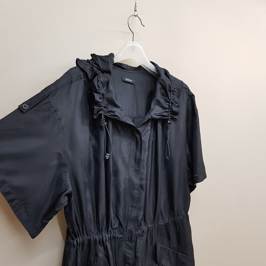 한섬 시스템 2021 후드 스트링 원피스 82-94-160사이즈 상품이미지3