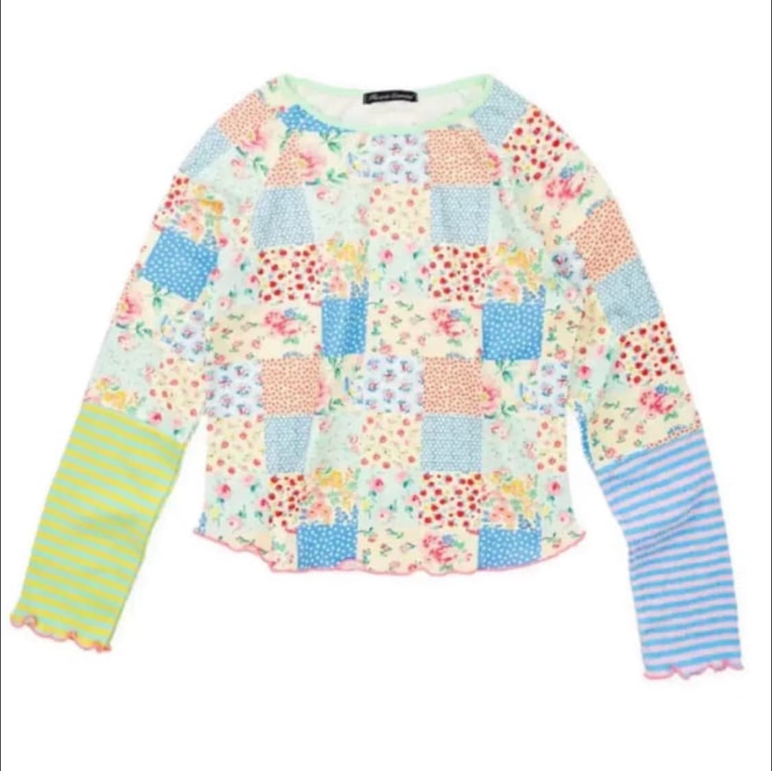 샵페어리 패치워크 티셔츠 상품이미지1