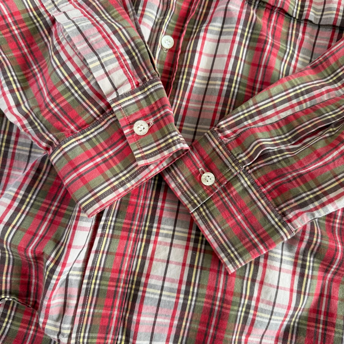 00s 올드 스투시 체크 셔츠 상품이미지5