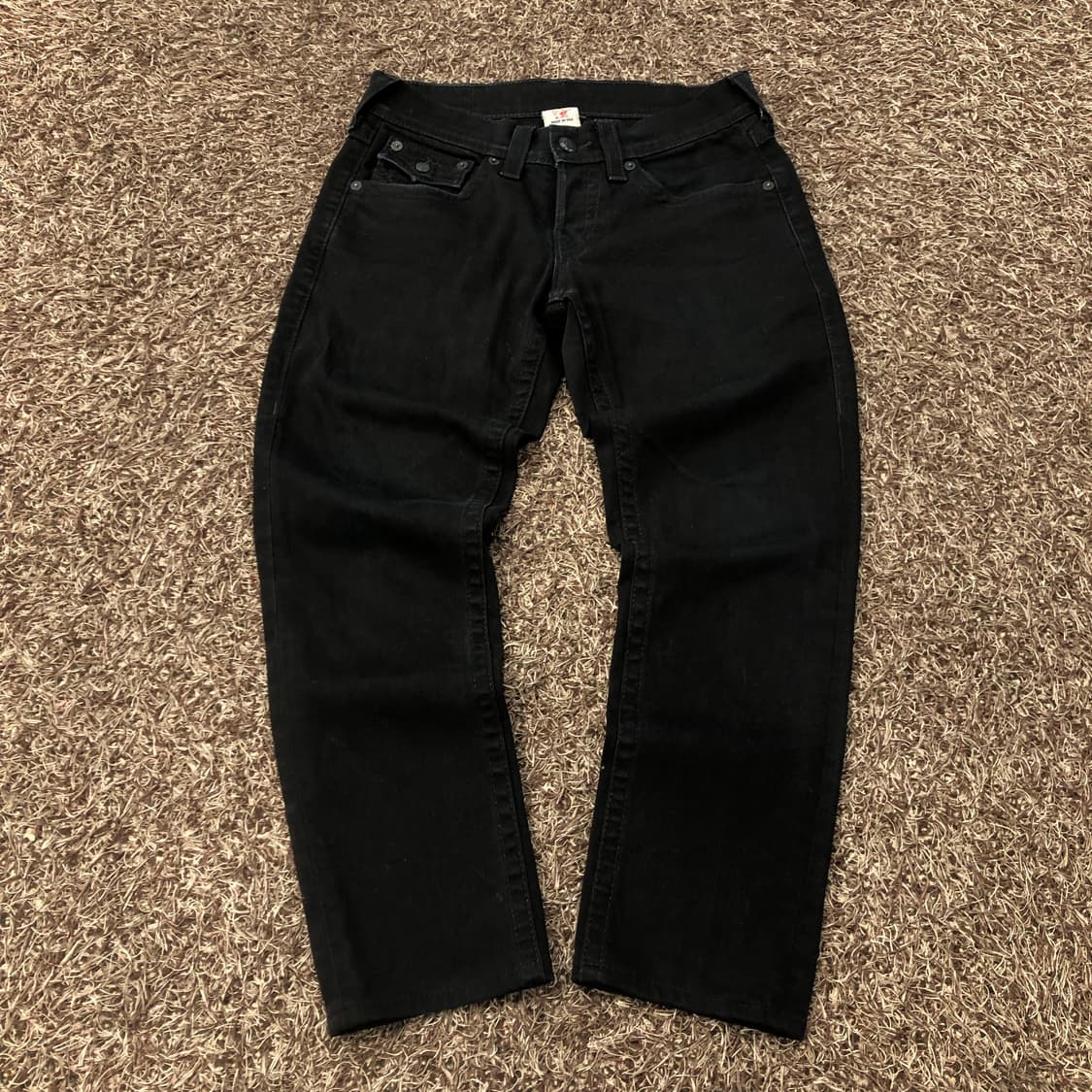 트루릴리전 ZACH 블랙진 데님 팬츠 상품이미지2