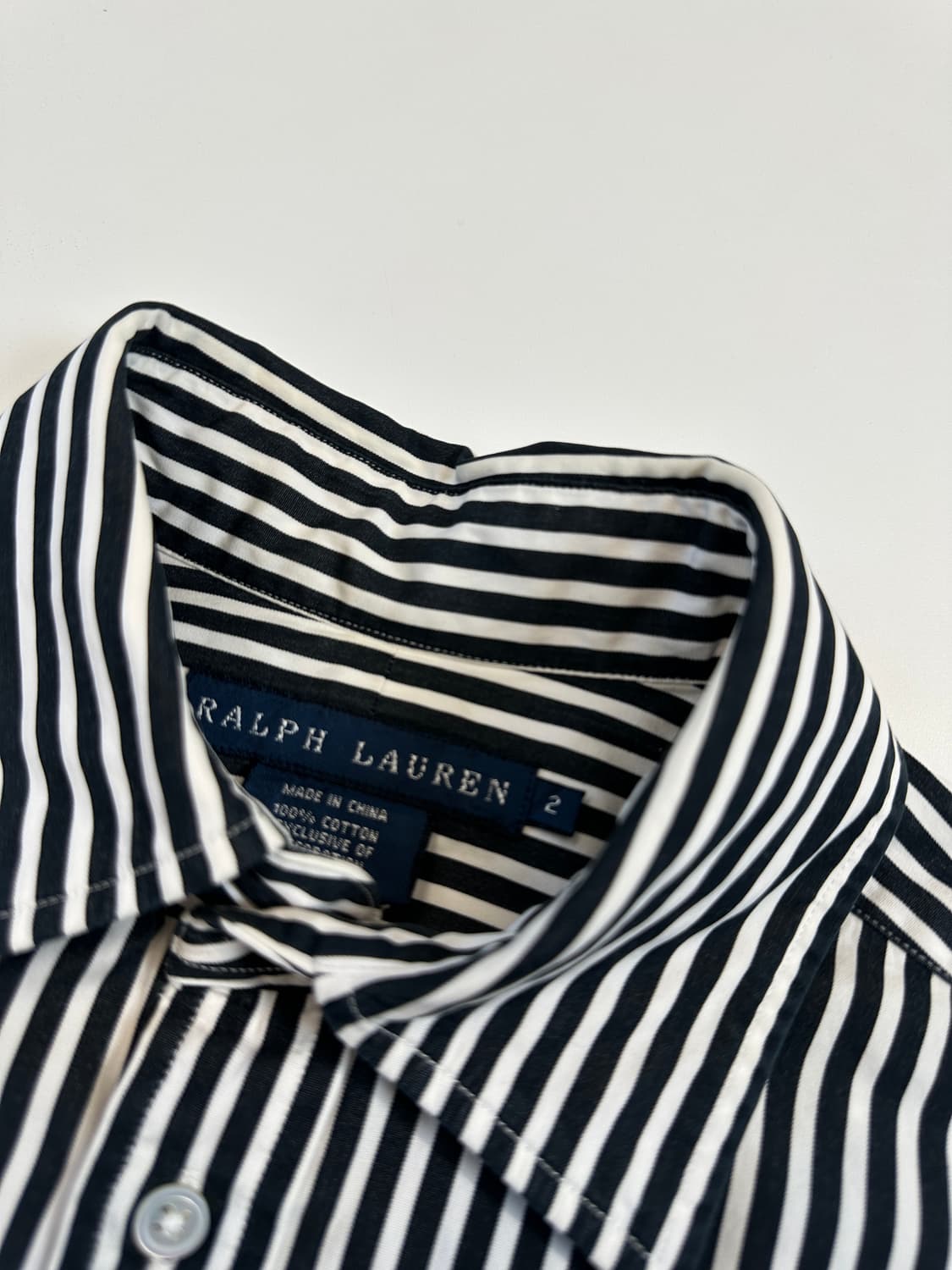 폴로 블랙 스트라이프 드레스셔츠  상품이미지4