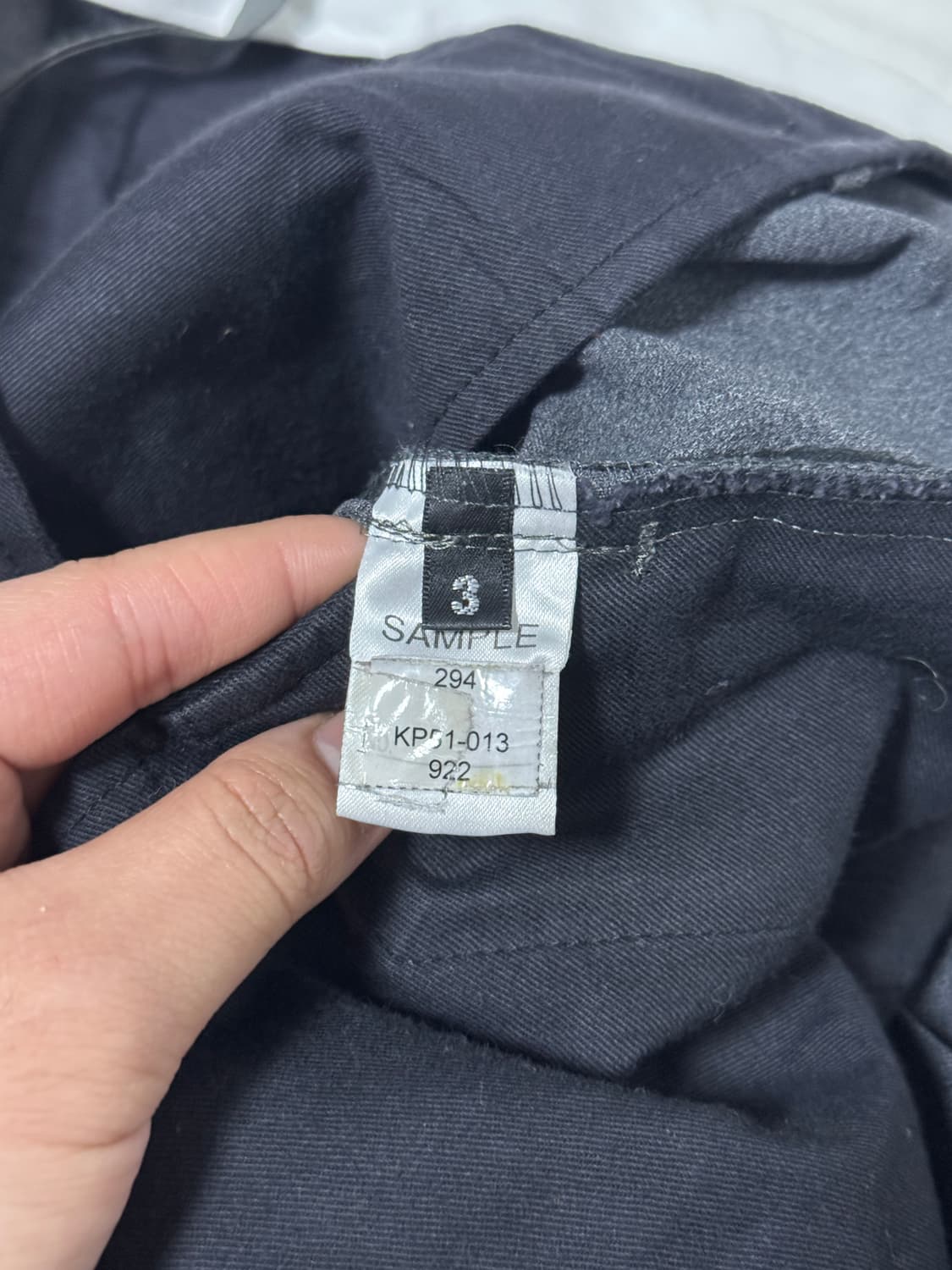 카즈유키 쿠마가이 어태치먼트 슬림핏 샘플 팬츠 상품이미지8