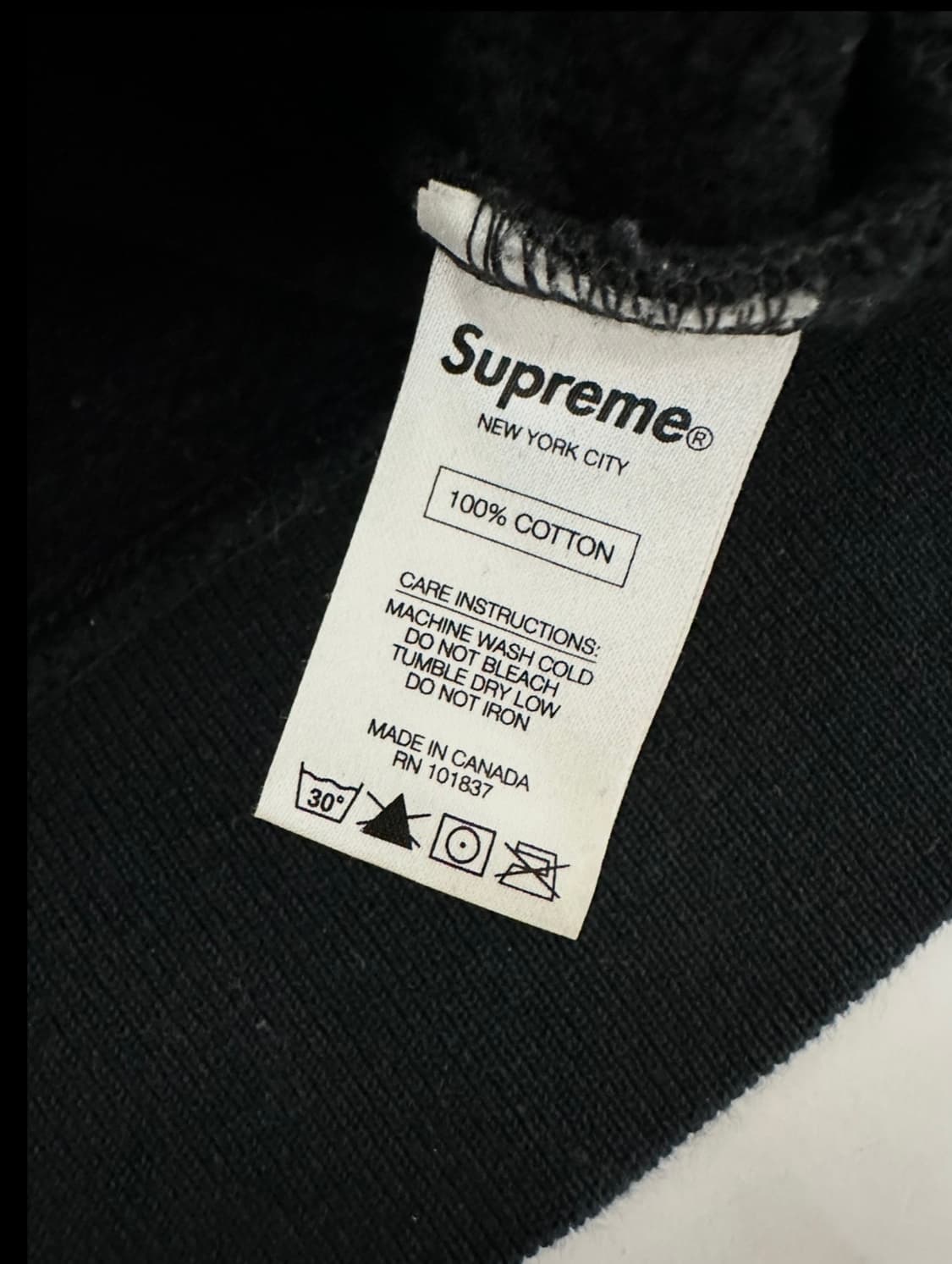 슈프림 뉴욕 투톤 후드티 상품이미지7