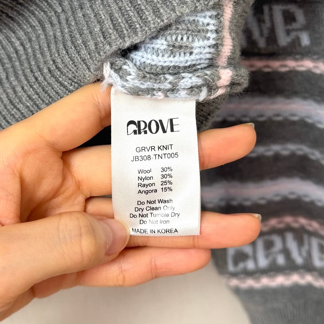 그로브 스트라이프 니트 상품이미지2