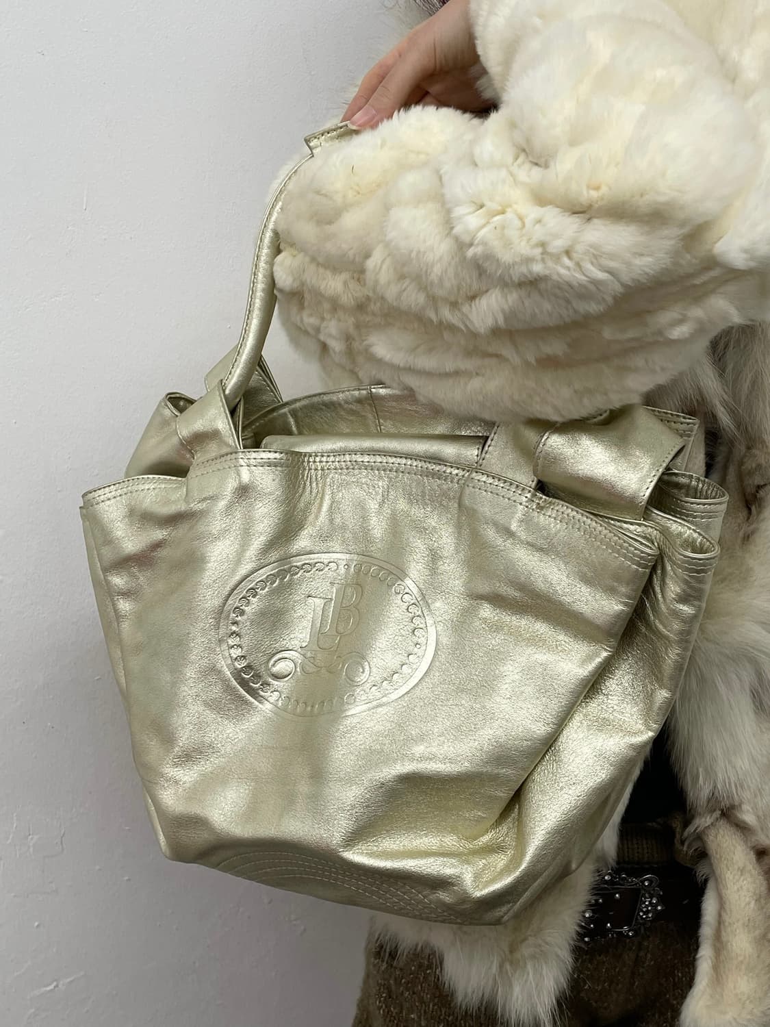 란셀 LB로고 토트백 상품이미지3