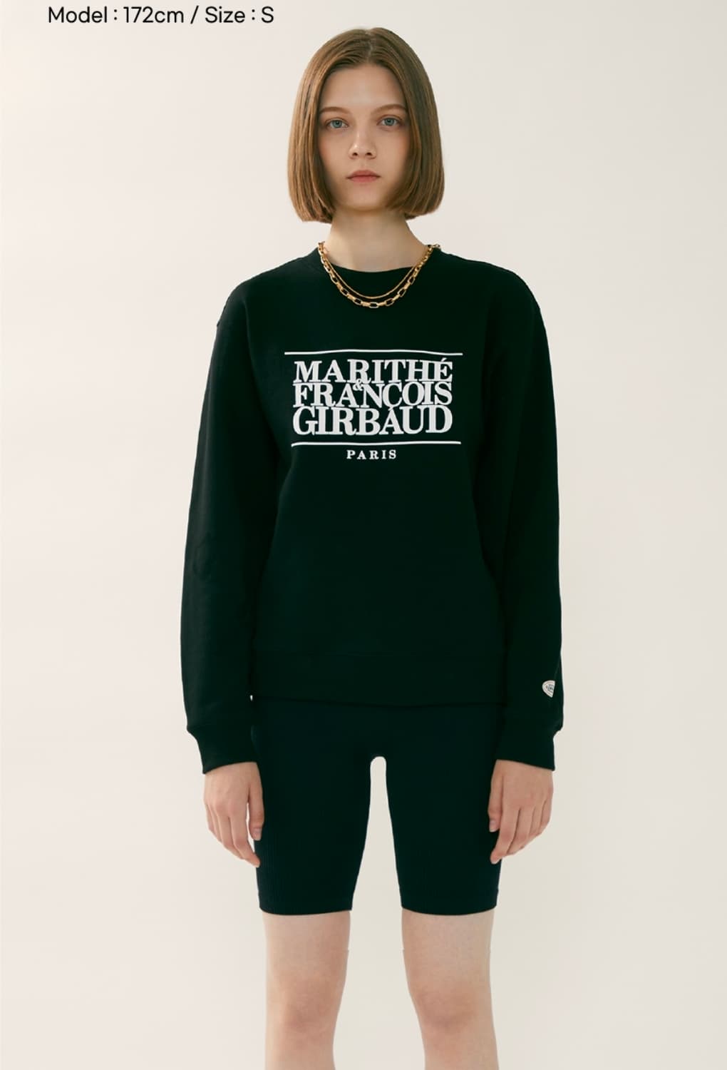 마리떼프랑소와저버 클레식 로고 스웻 맨투맨 티셔츠 S size 상품이미지6