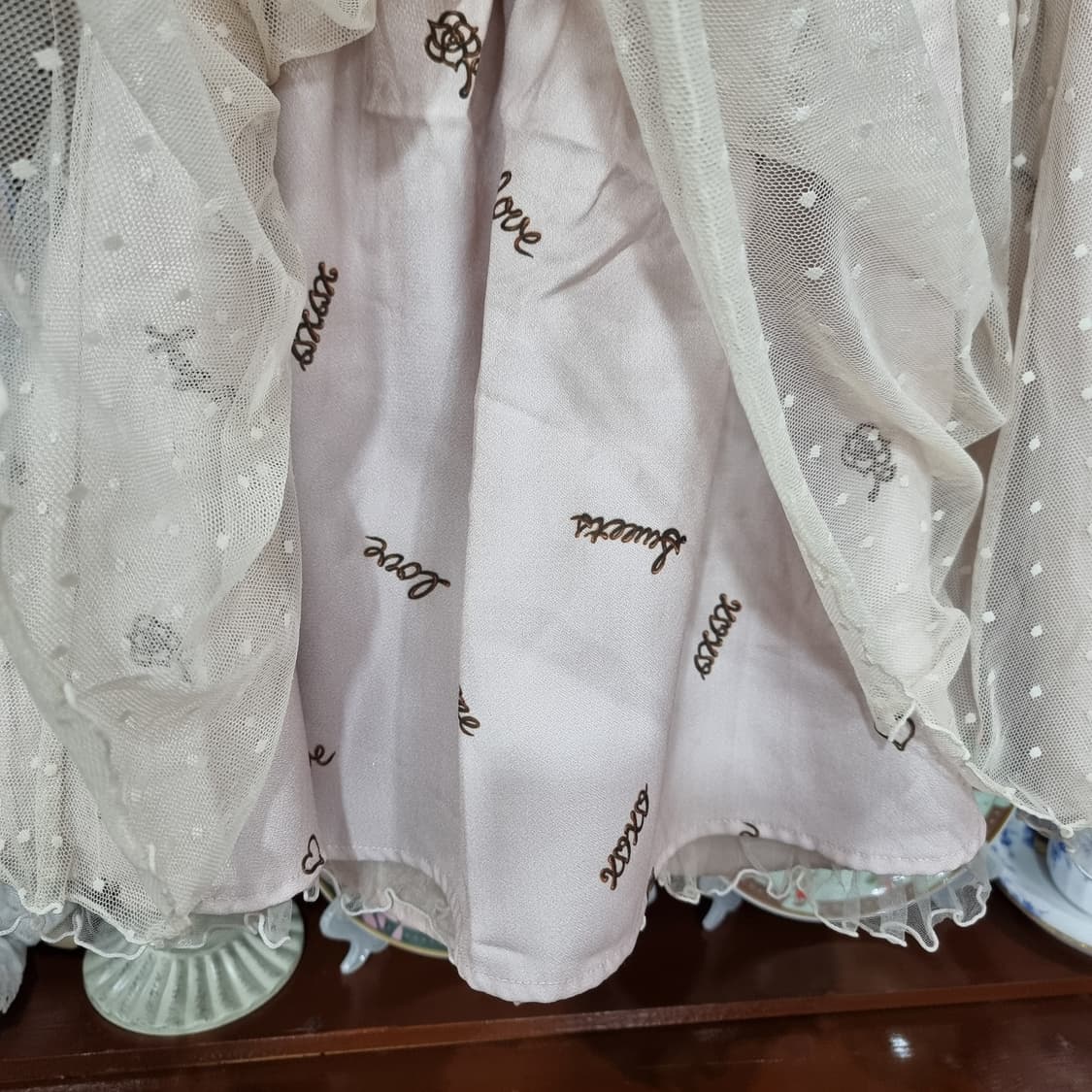 Liz Lisa 리즈리사 레터링 튤 스커트 상품이미지6