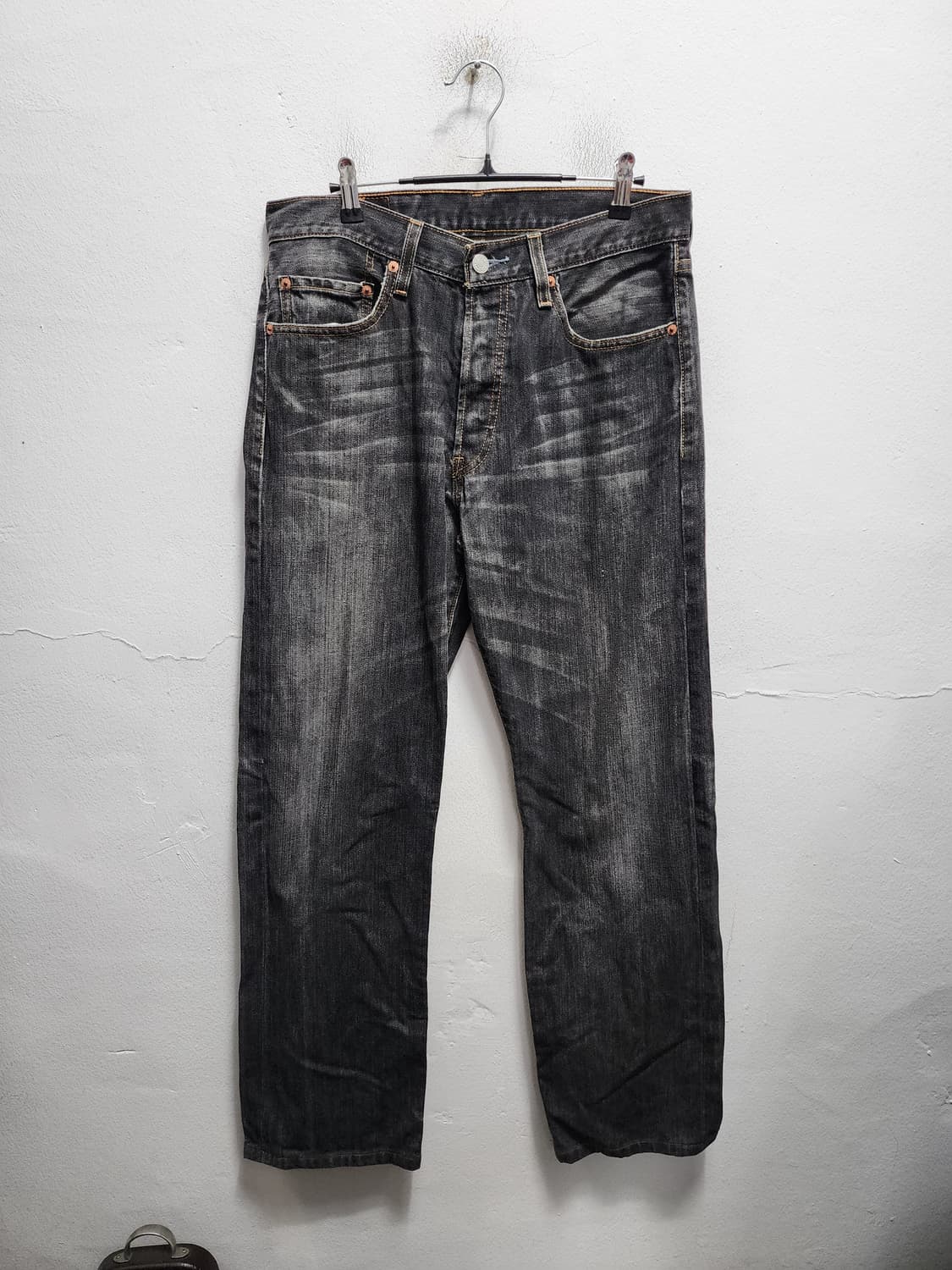 리바이스 501 빈티지 흑청 블랙진 상품이미지2