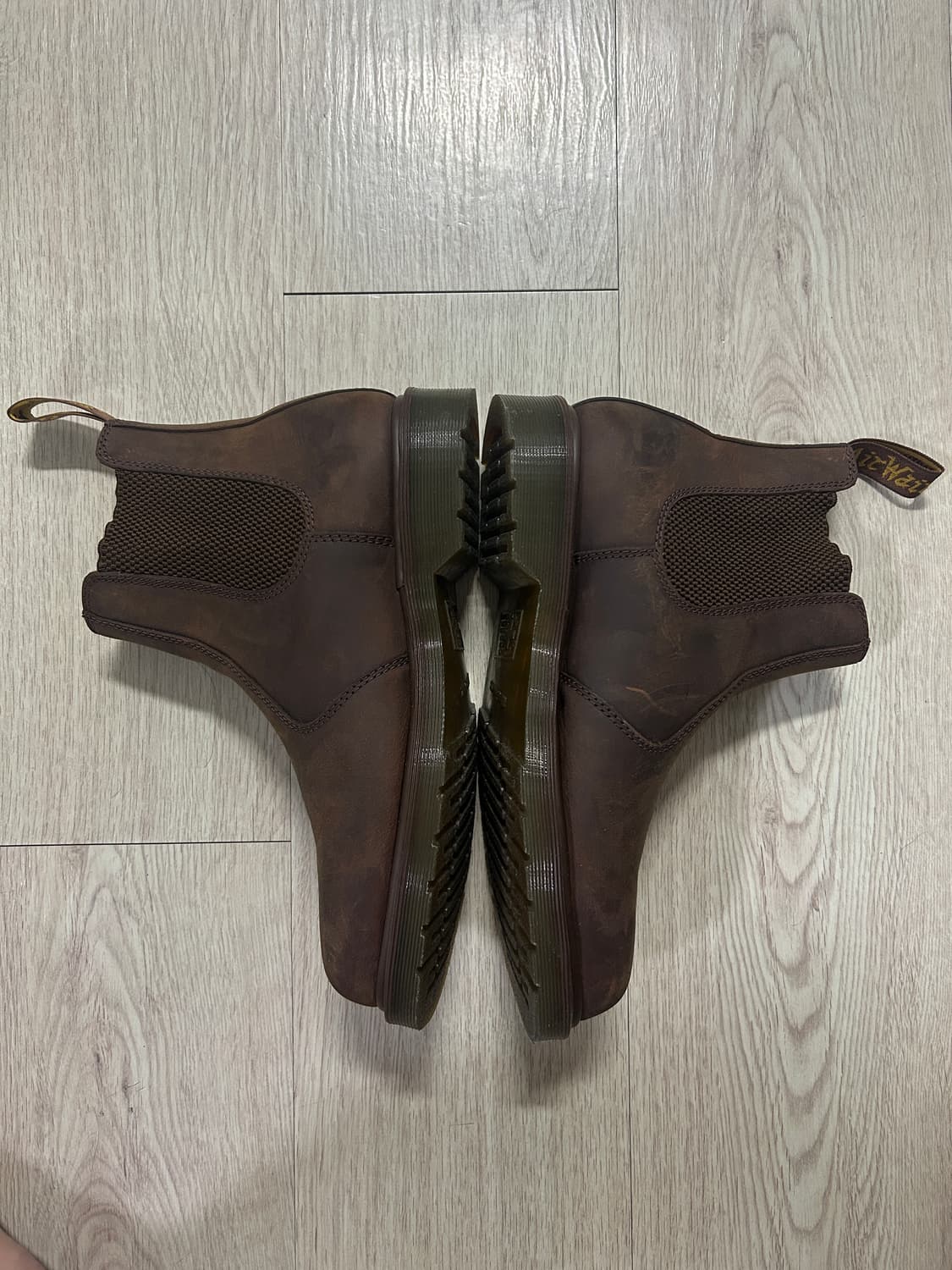 UK9 닥터마틴 2976 첼시부츠 크레이지 호스브라운 상품이미지2