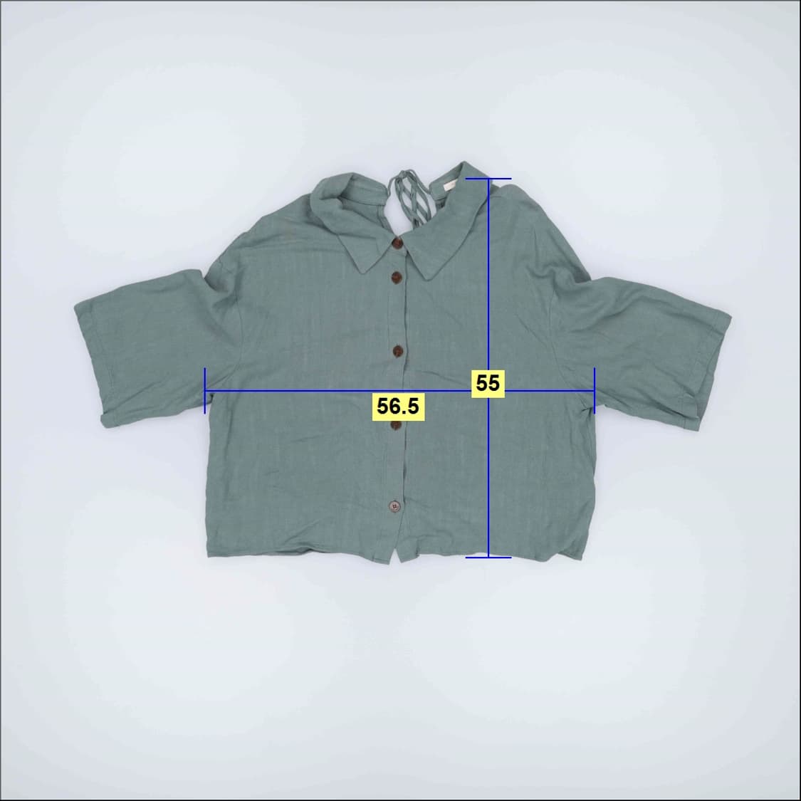 M 플라스틱아일랜드 린넨 블라우스 0319H1 상품이미지5