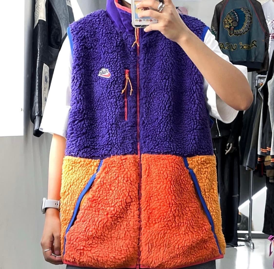 나이키 헤리티지 쉐르파 베스트 L 상품이미지1