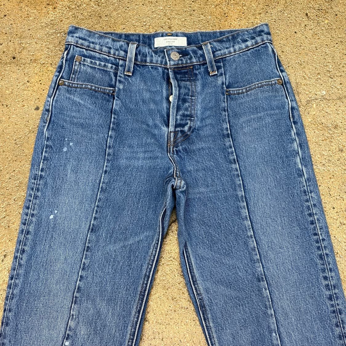 USA 빈티지 리바이스 절개 여성 청바지 상품이미지2