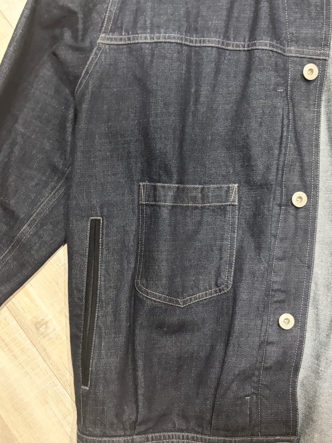 폴리테루 데님 트러커 4사이즈 상품이미지3