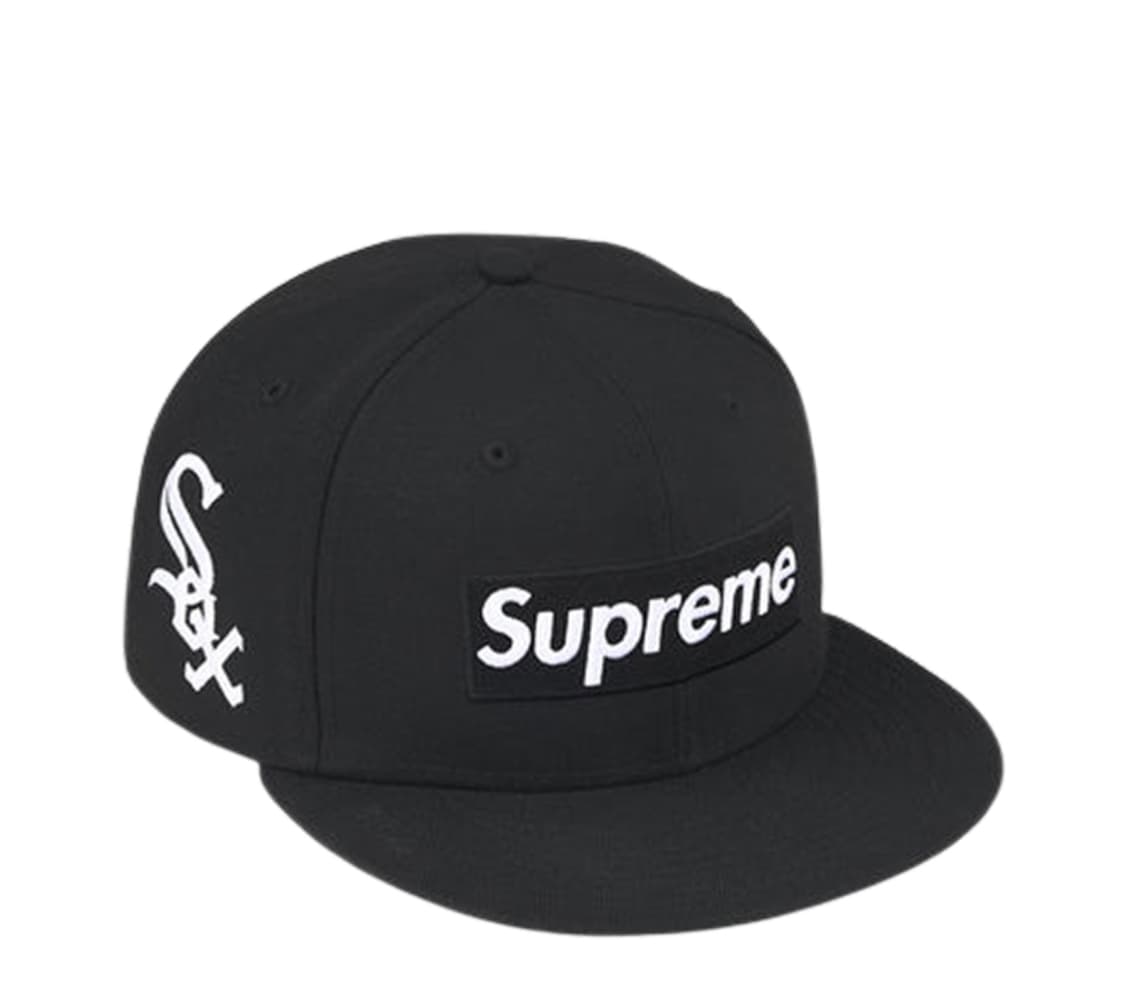 슈프림 MLB팀 박스로고 뉴에라 59FIFTY 피티드캡 블랙 7 5/8 상품이미지1
