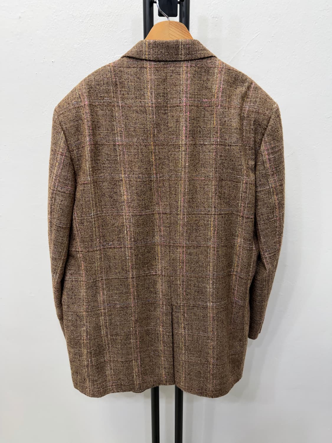 정품) 지방시 브라운 체크 자켓 XXL 상품이미지4