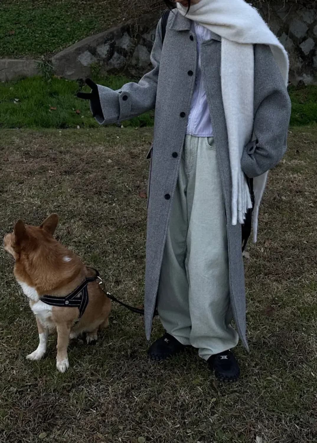 우화 발마칸 싱글 롱코트  상품이미지1