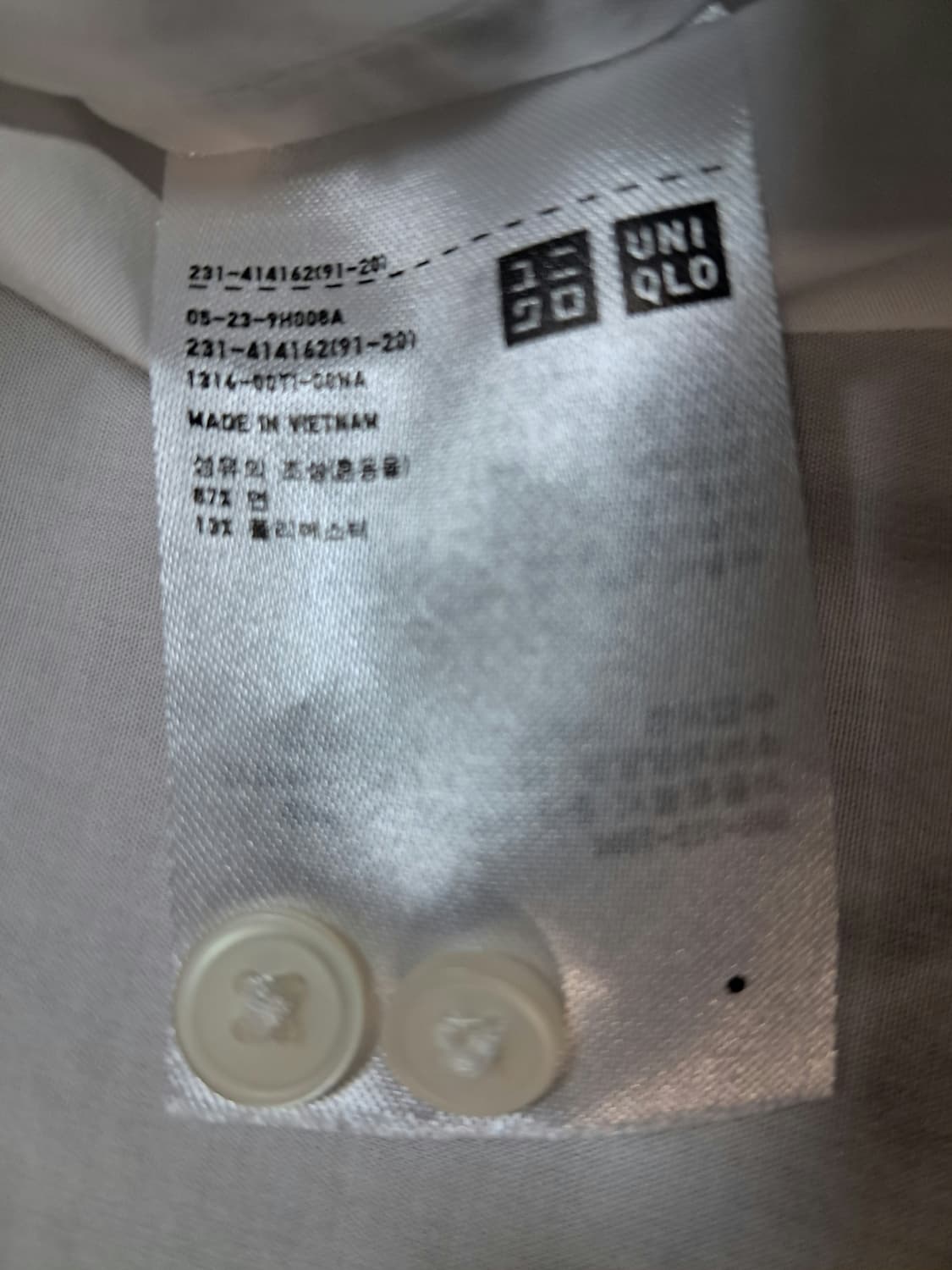 유니클로 여성 면 셔츠 M 상품이미지10