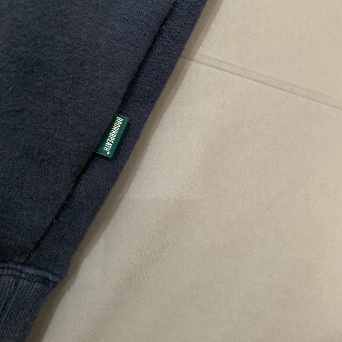 L 브라운브레스 빅 로고 프린팅 오버핏 후드티 상품이미지4