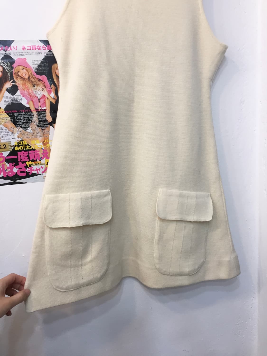 밀키 포켓 니트 원피스 상품이미지4