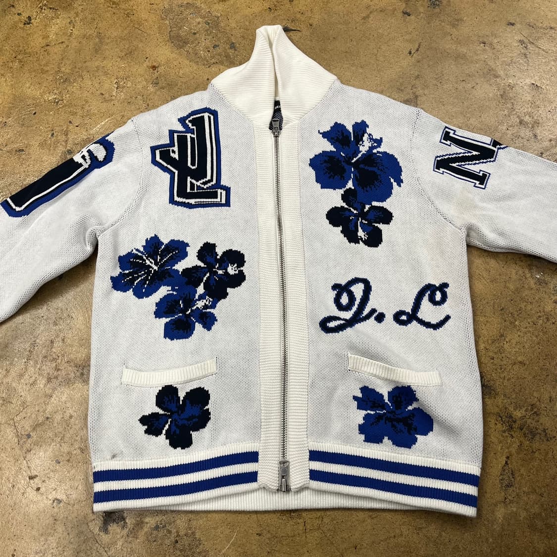 [정품/XL] 제이린드버그 플라워 니트 가디건 b15 상품이미지3