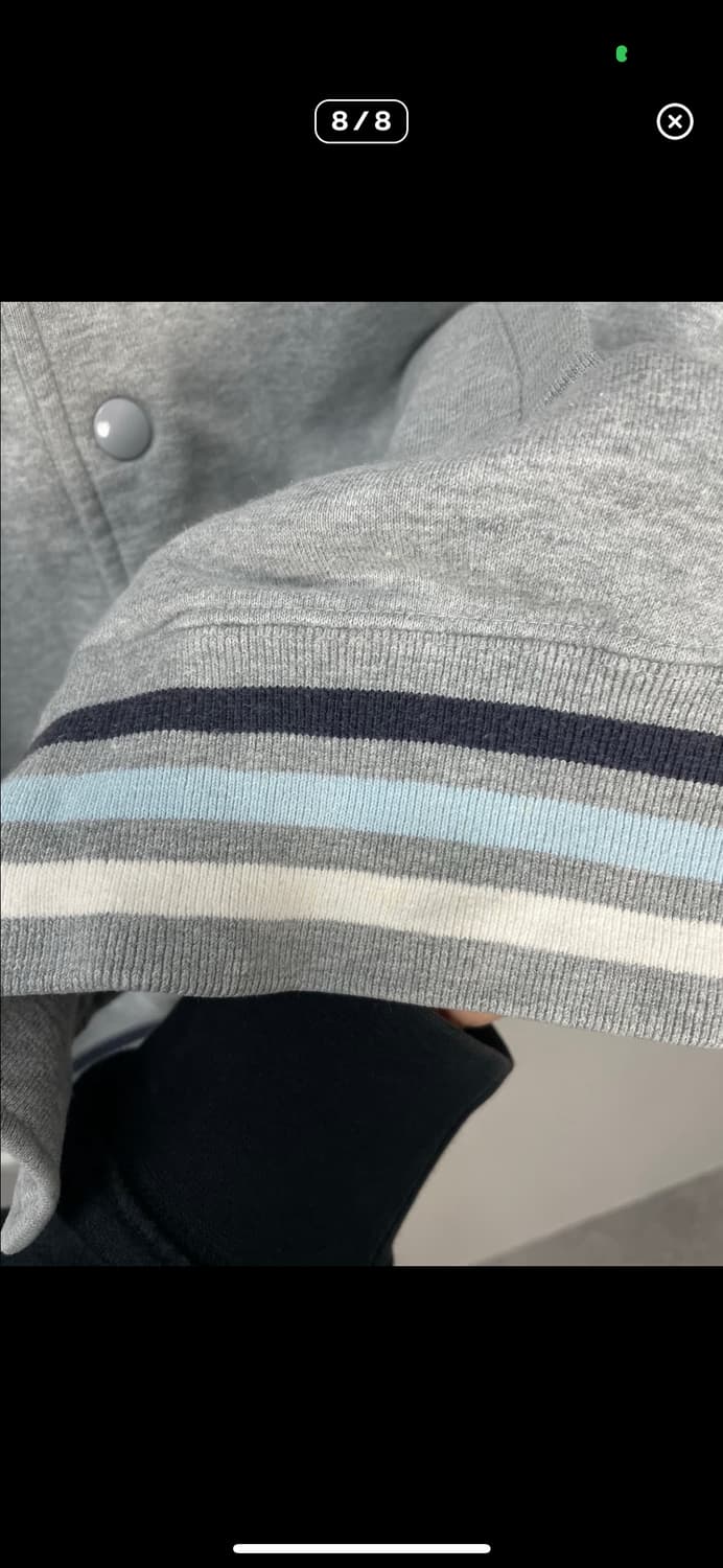 아디다스 코튼 그레이 백로고 자켓 A3174 상품이미지8