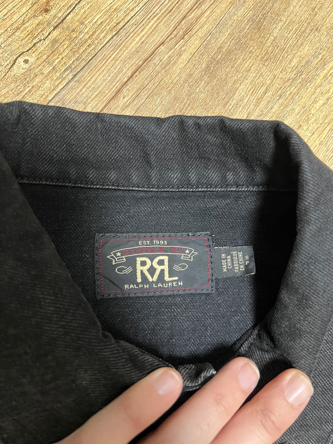 택포38) RRL 더블알엘 3rd 트러커 데님자켓 흑청 3세대 S 상품이미지3