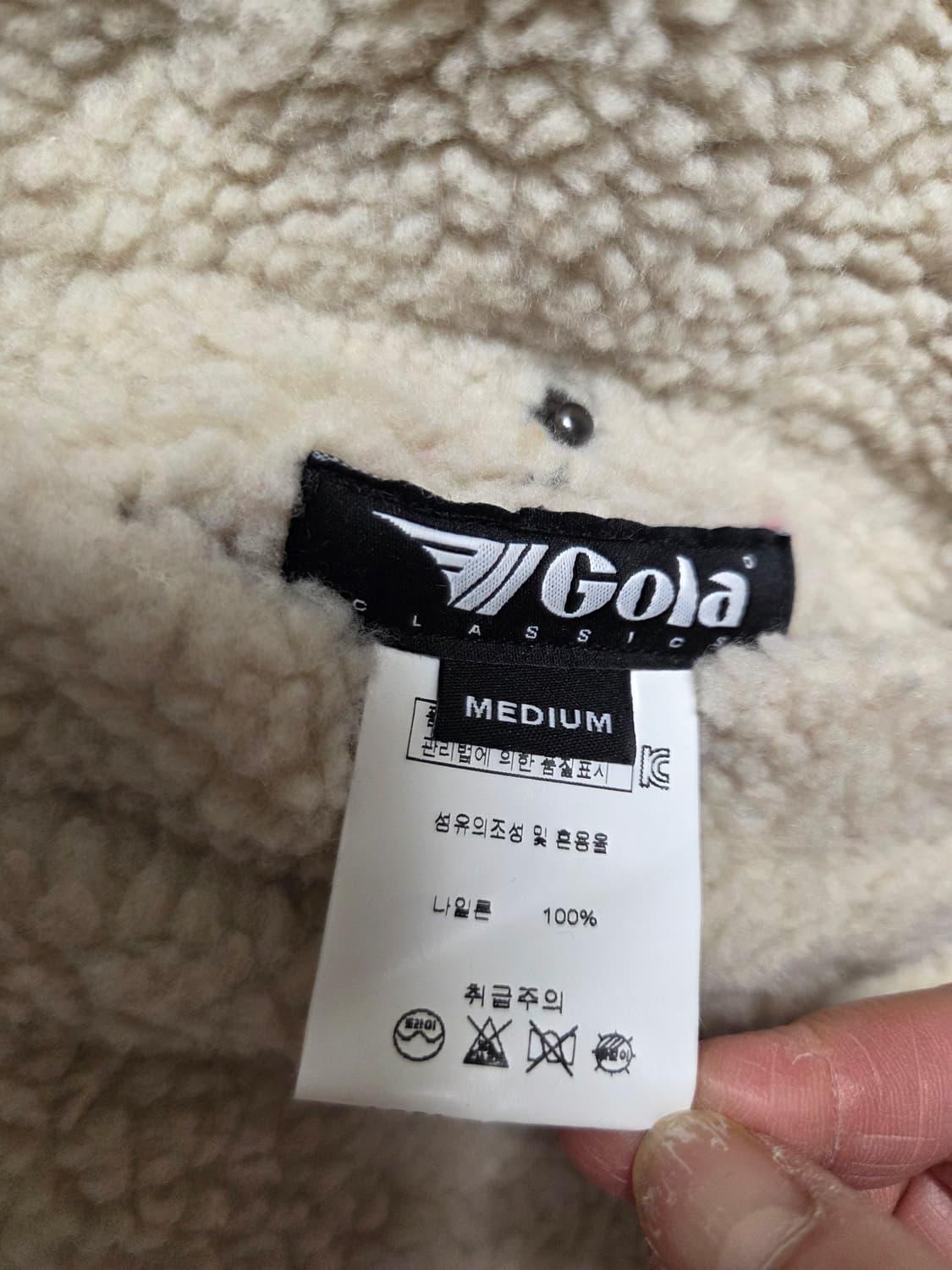 골라 리버시블 폴리스 자켓 상품이미지8