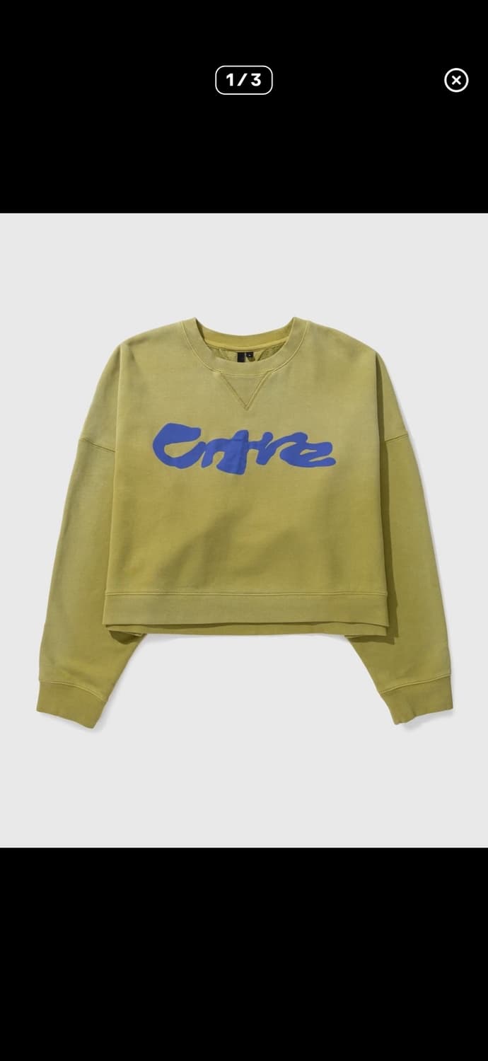 엔타이어 스튜디오 맨투맨 올리브컬러 상품이미지3