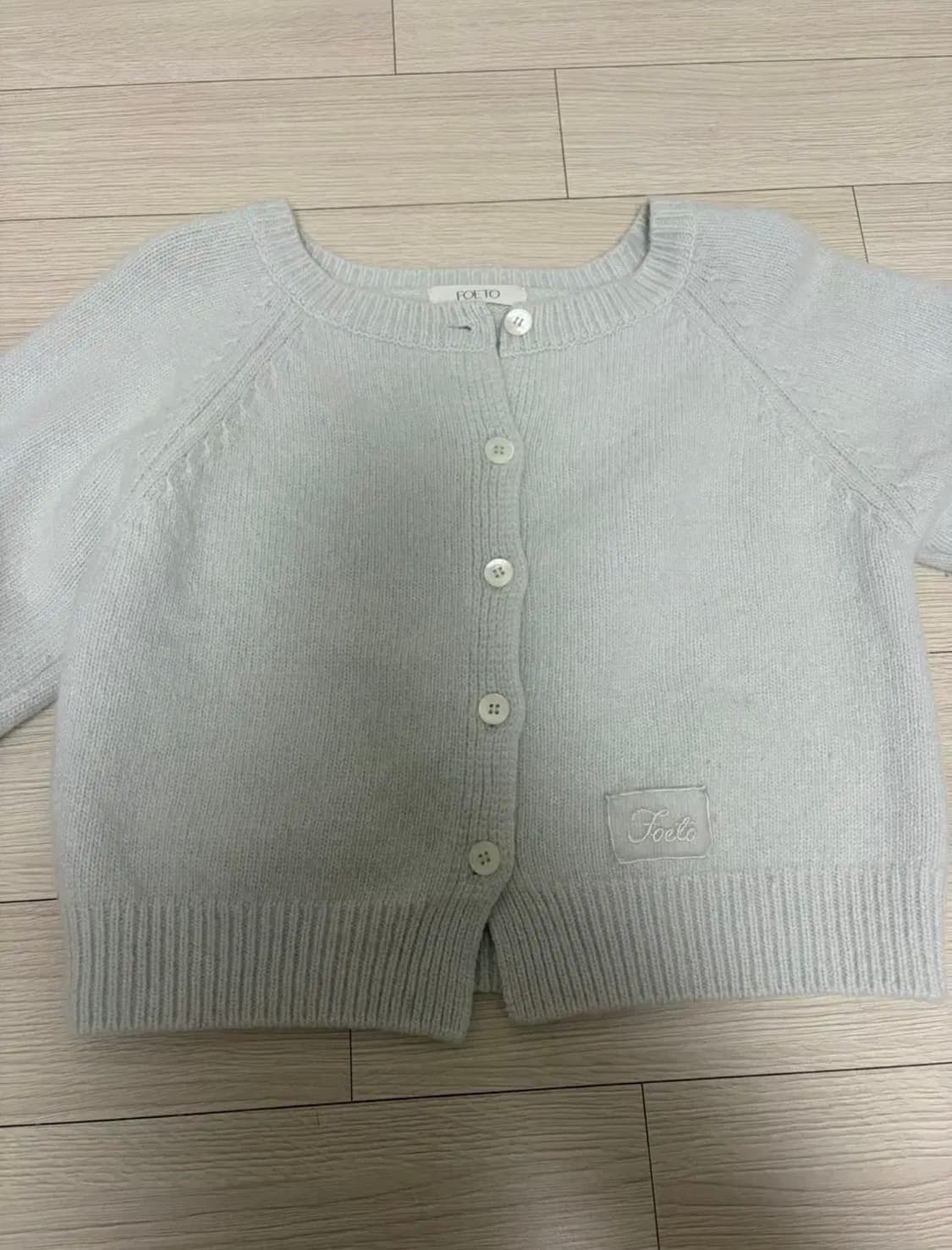 포에토 파우더 캐시미어 가디건  상품이미지5