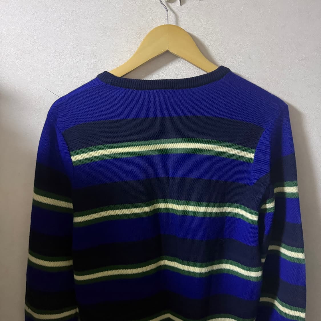 라코스테 남성 스트라이프 라운드 니트 4 (남성 95정도) 상품이미지7