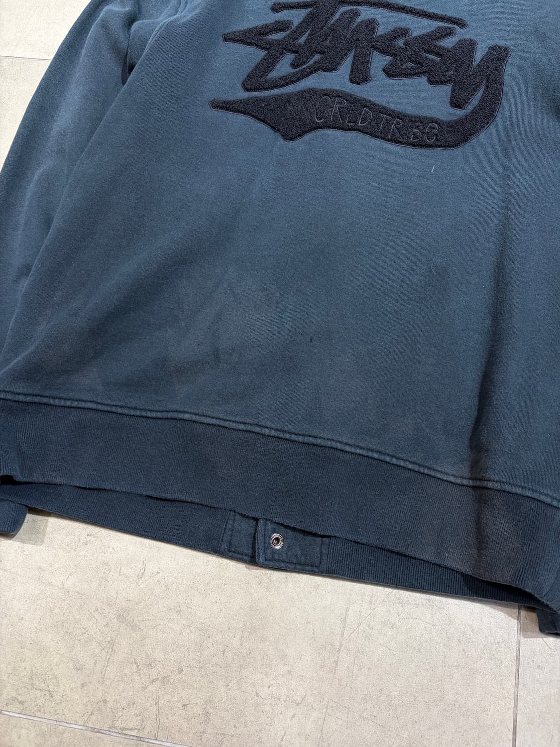 00s 스투시 월드 트라이브 코튼 바시티 자켓 상품이미지6