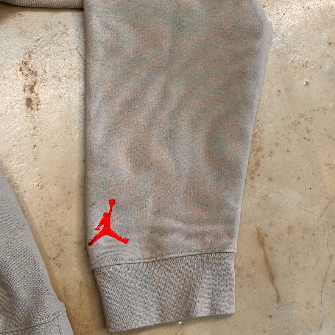 XL 조던 X 트래비스 스캇 풀오버 베이지 후드티 상품이미지9