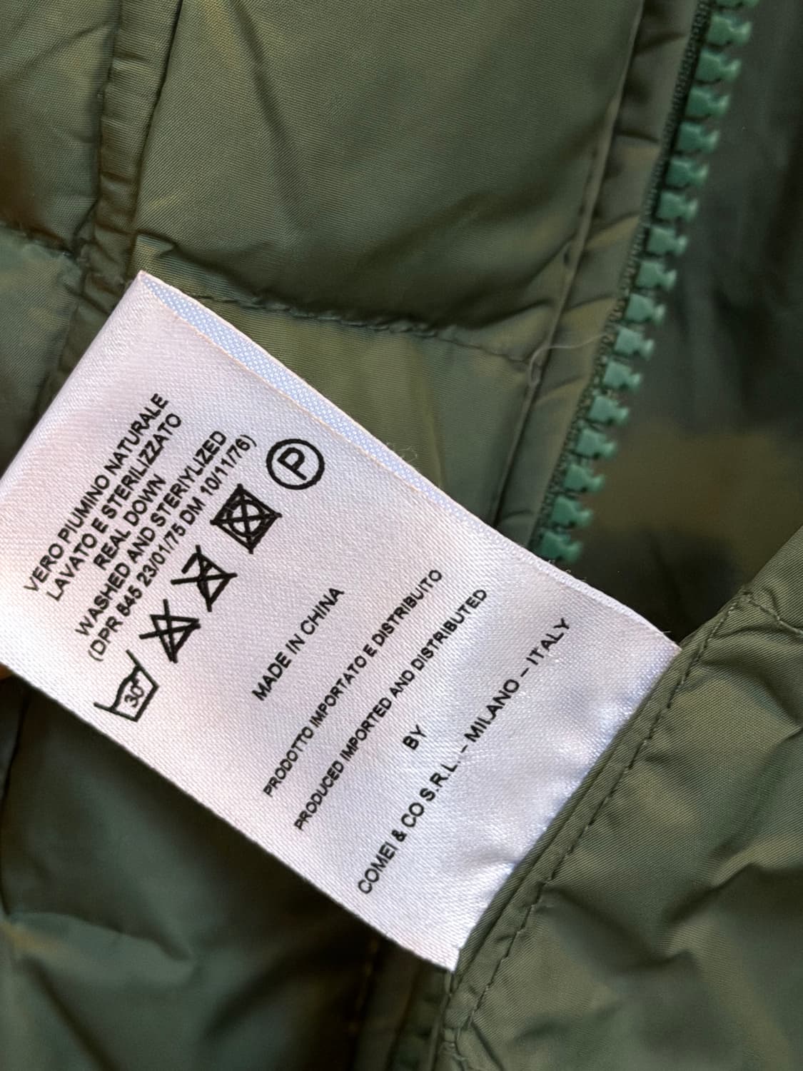 Add 구스 다운 롱패딩 그린 IT42 상품이미지7