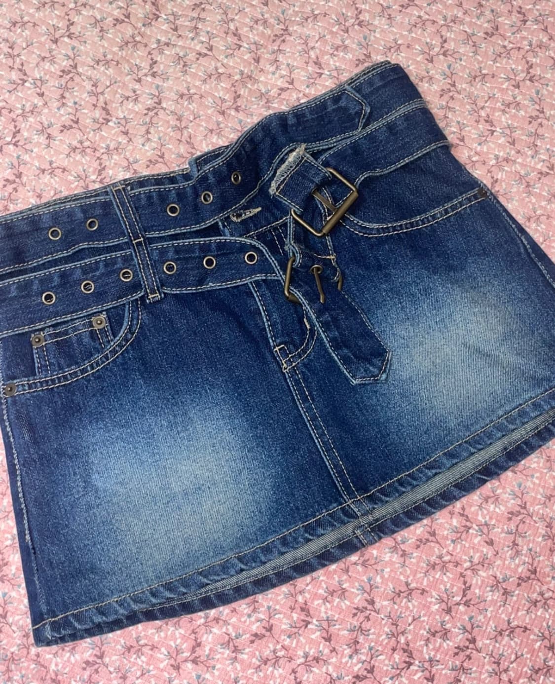 빈티지 워싱 스커트 상품이미지1