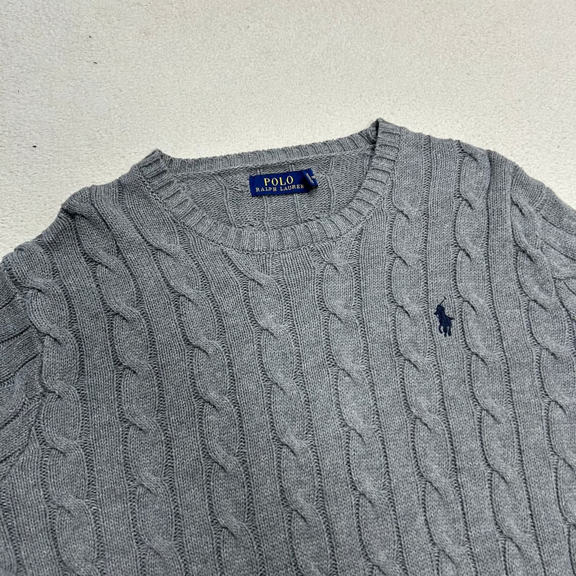 Polo Grey Cable Knit  ⋆ S size 상품이미지5
