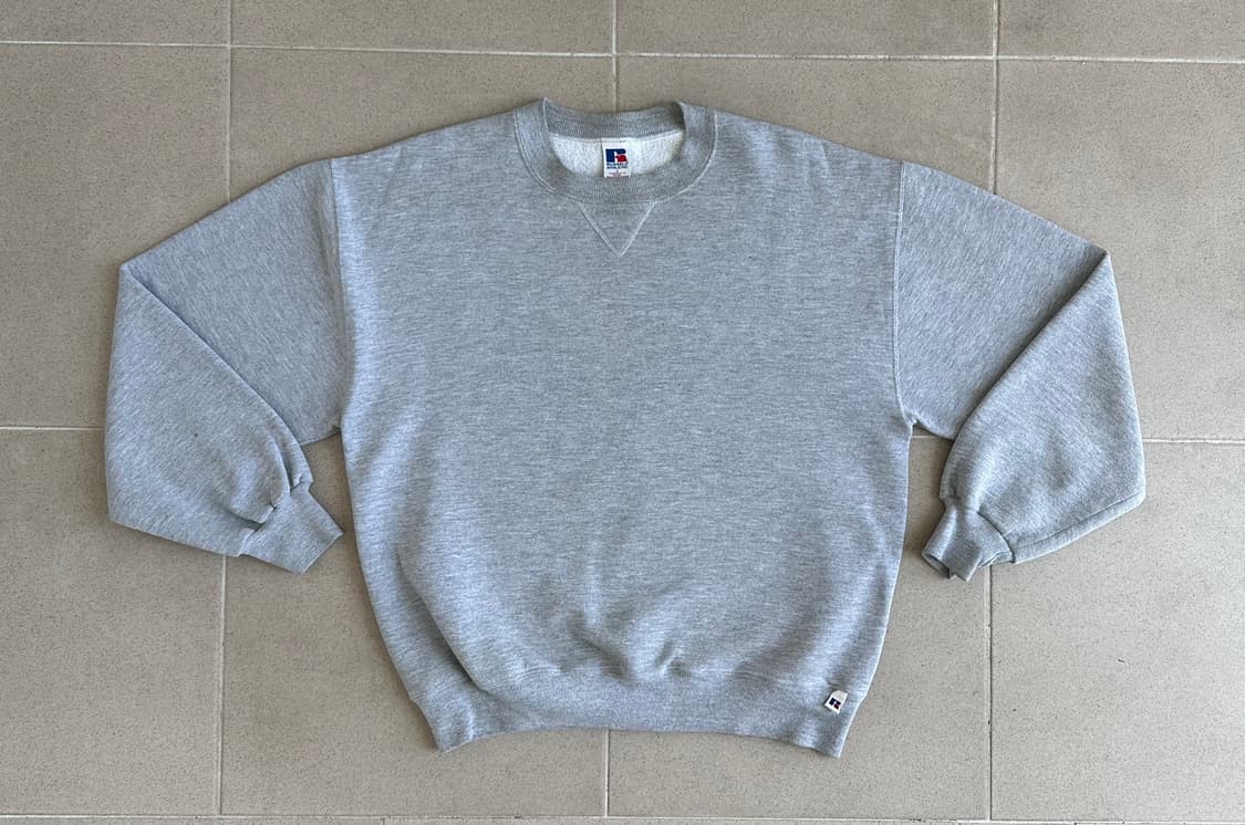 90s 빈티지 러셀 스웻셔츠 그레이 L 상품이미지1