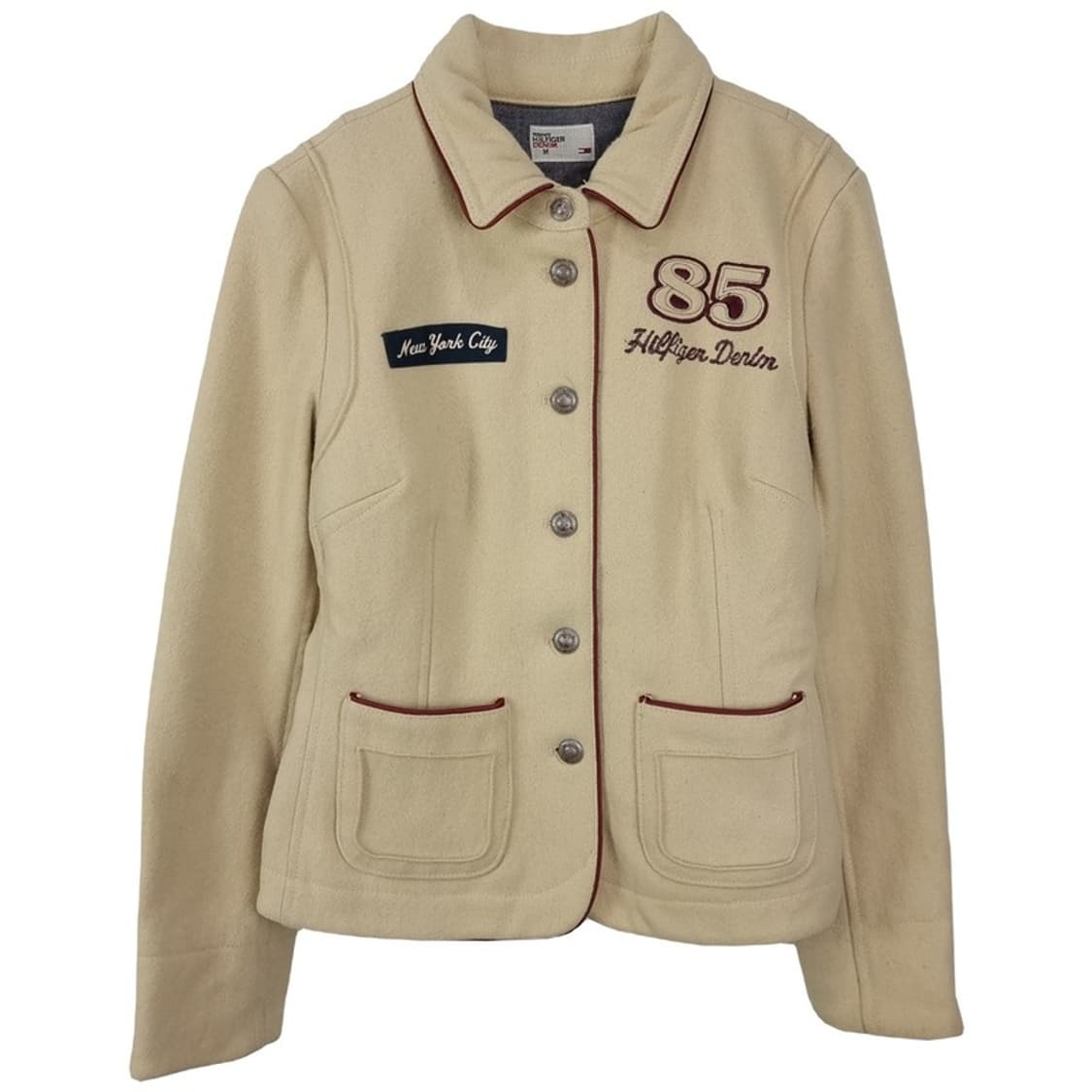 타미힐피거 모직 슬림 바시티 자켓 M16407 상품이미지2